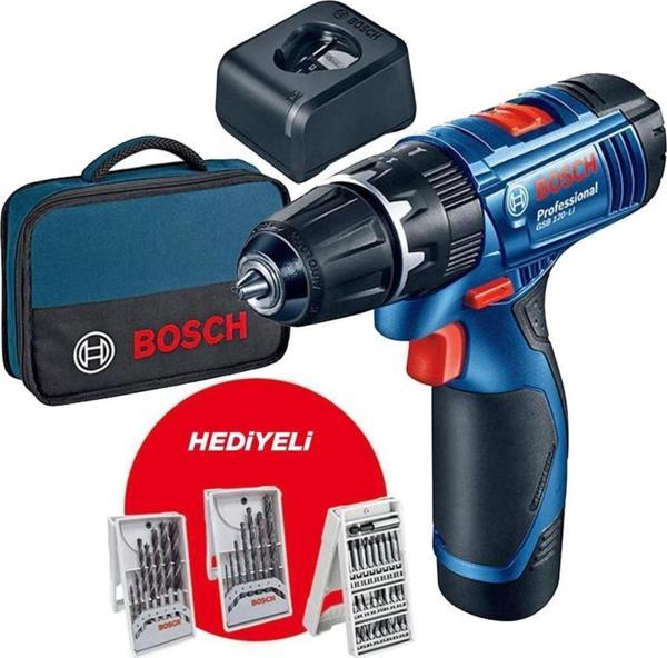 Bosch Gsb 120-lı Darbeli Tek Akülü Delme-vidalama Makinesi  - Image 1