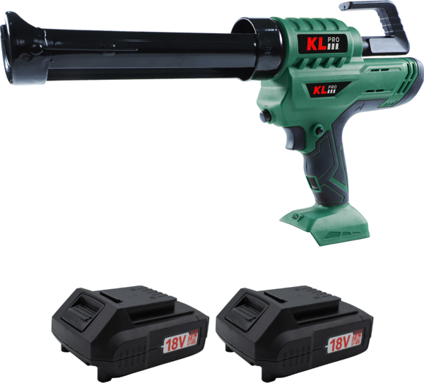 Klpro KLST18E-20 Şarjlı Silikon Tabancası 18V 2.0Ah. Çift Akülü Sosis/Kartuş Tip - Image 1
