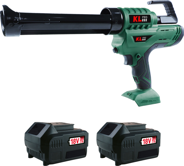 Klpro KLST18E-50 Şarjlı Silikon Tabancası 18V 5.0Ah. Çift Akülü Sosis/Kartuş Tip - Image 1