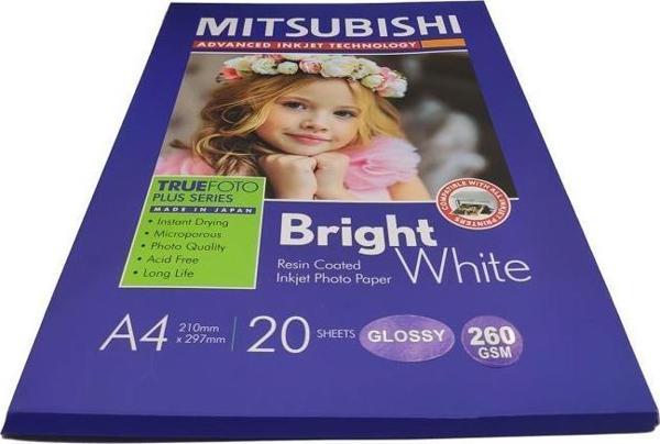 Mitsubishi A4 260 gr Parlak İnkjet Kağıt - Image 1