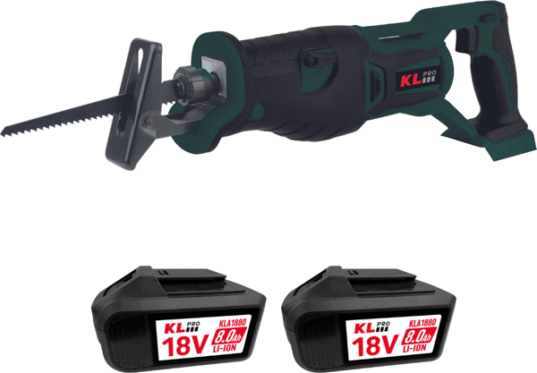 Klpro KLTKT18B-80 18V/8.0Ah. Li-Ion Çift Akülü Kömürsüz Prof Tilki Kuyruğu Testere - Image 1
