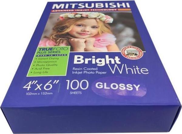 Mitsubishi 4x6 (10x15) 260 gr Parlak İnkjet Kağıt - Image 1