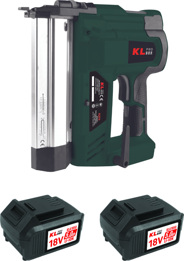 Klpro KLZC18-50 18V/5.0Ah. Çift Akülü Şarjlı Çivi/Zımba Tabancası - Image 1