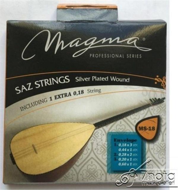 Magma Ms-18 0.18 Saz Teli - Bağlama Teli (Kısa Sap Sazlar Için) - Image 1