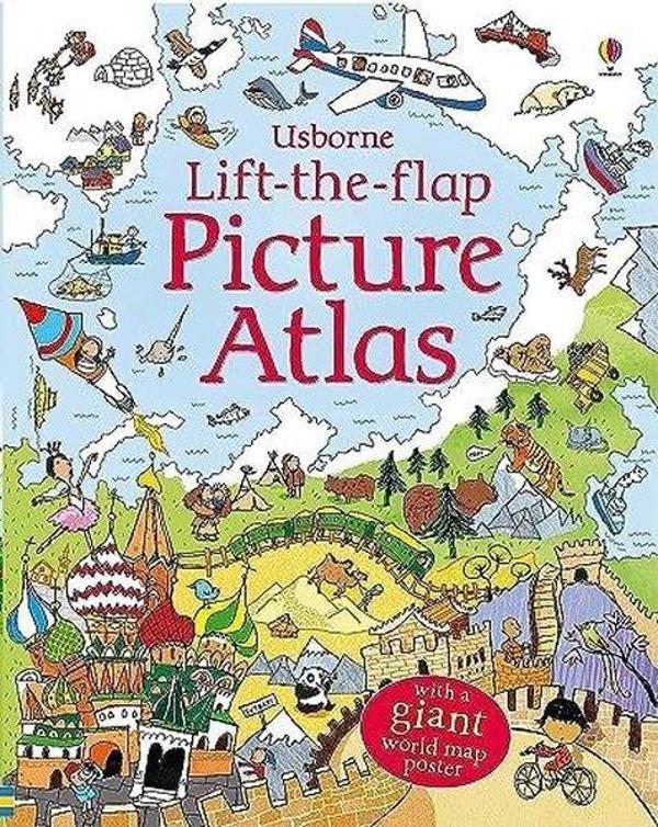 Lift-the-Flap Picture Atlas (See Inside) - Usborne - Image 1
