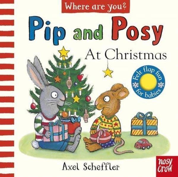 Pip and Posy Where Are You? At Christmas (A Felt Flaps Book) (Pip and Posy) - NOSY CROW - Image 1