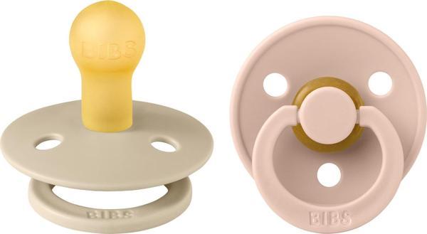 Bibs Colour İkili Kauçuk Emzik- Vanilla/Blush 0-6 Ay - Image 1