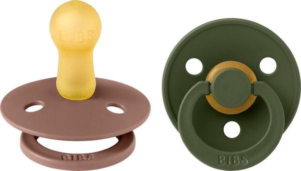 Bibs Colour İkili Kauçuk Emzik- Woodchuck/Hunter Green 6-18 Ay - Image 1