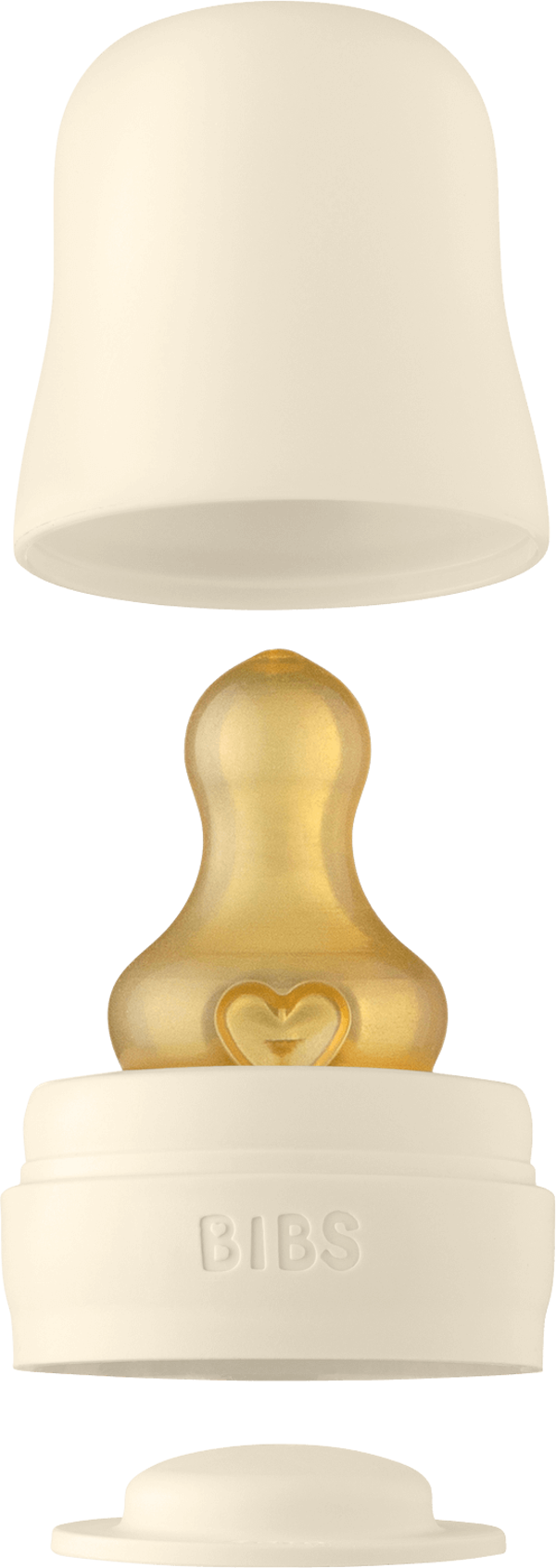 BIBS Baby Bottle Biberon Kiti - Ivory - Image 1