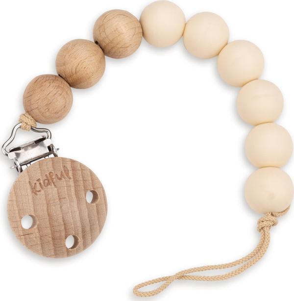 Kidful Boncuk Emzik Askısı - Almond - Image 1