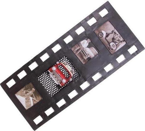 himarry Dekoratif Metal Çerçeve Film Şeridi Temalı Dörtlü - Image 1