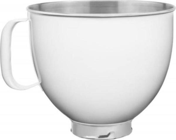 Kitchenaid 4,8 L Stand Mikser Için Paslanmaz Çelik Kase, Beyaz -5KSM5SSBWH  - Image 1