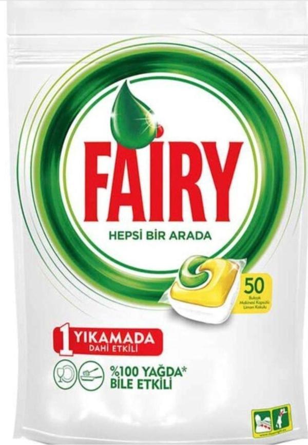 Fairy Bulaşık Makinesi Kapsülü 50'Li - Image 1