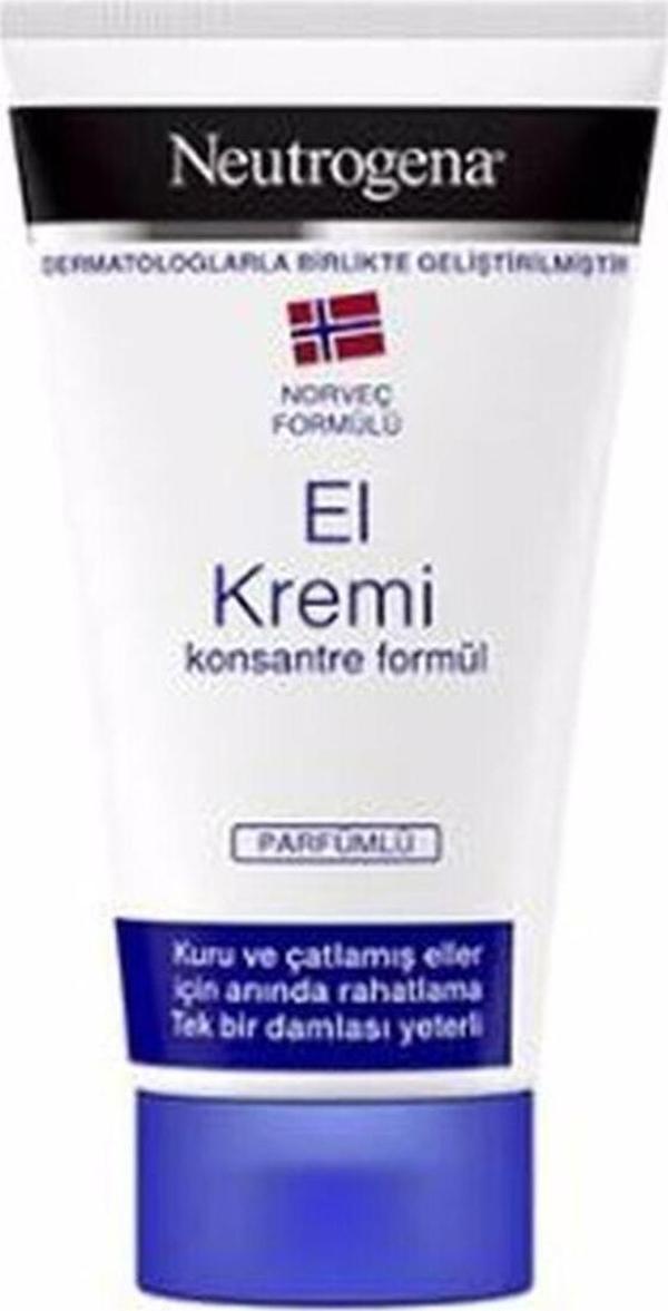 Neutrogena Konsantre El Kremi 50 Ml (%40 Gliserin + E Vitamini) - Image 1