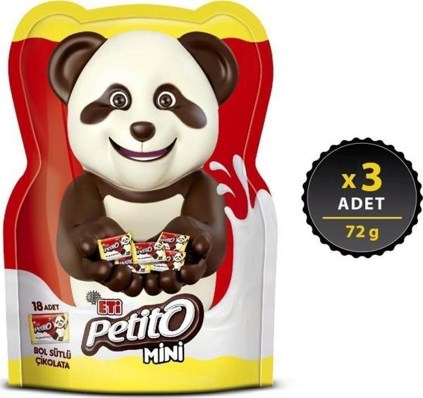 Eti Petito Mini 72 g x 3 Adet - Image 1