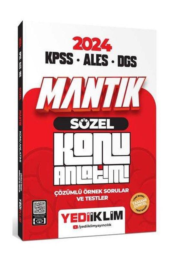 2024 KPSS - ALES - DGS Sözel Mantık Konu Anlatımı - Yediiklim Yayınları - Image 1