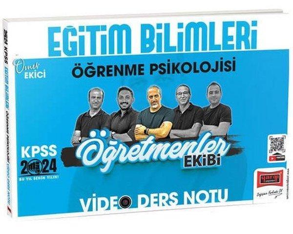 2024 KPSS Eğitim Bilimleri Öğrenme Psikolojisi Öğretmenler Ekibi Video Ders Notları - Yargı Yayınları - Image 1