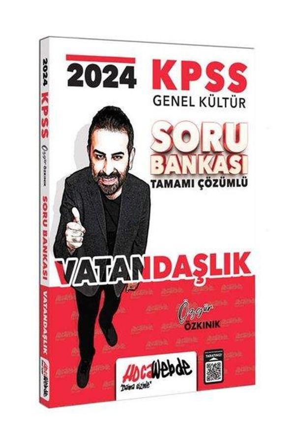2024 KPSS Genel Kültür Vatandaşlık Tamamı Çözümlü Soru Bankası - Hoca Webde Yayınları - Image 1