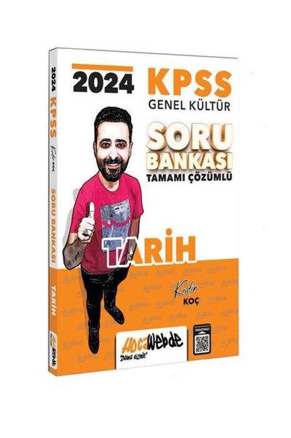 2024 KPSS Tarih Tamamı Çözümlü Soru Bankası - Hoca Webde Yayınları - Image 1