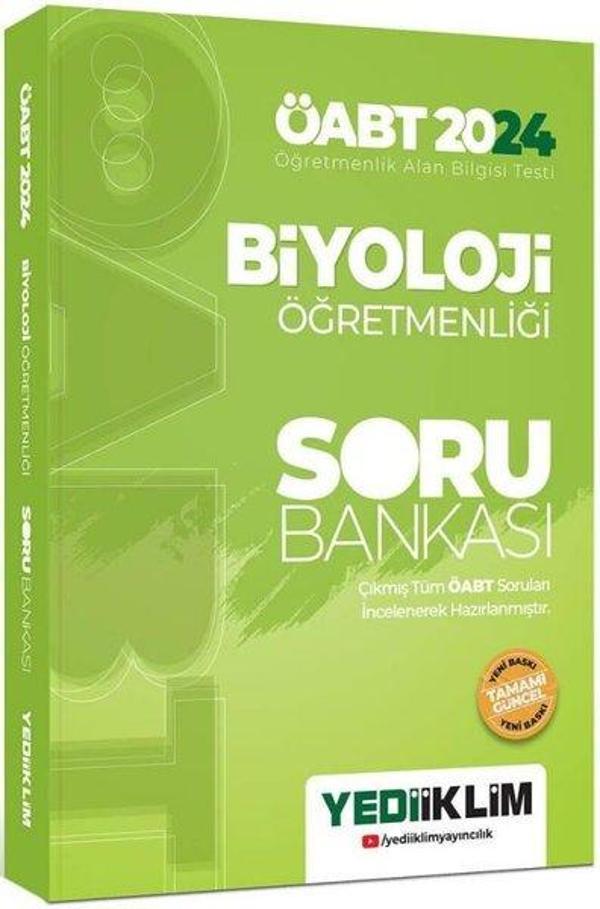 2024 ÖABT Biyoloji Öğretmenliği Soru Bankası - Yediiklim Yayınları - Image 1