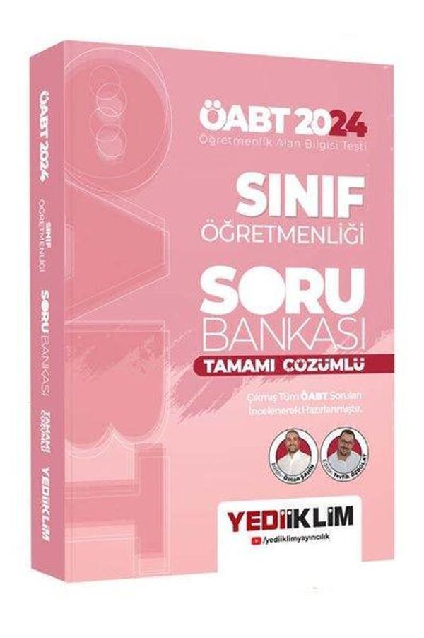 2024 ÖABT Sınıf Öğretmenliği Tamamı Çözümlü Soru Bankası - Yediiklim Yayınları - Image 1