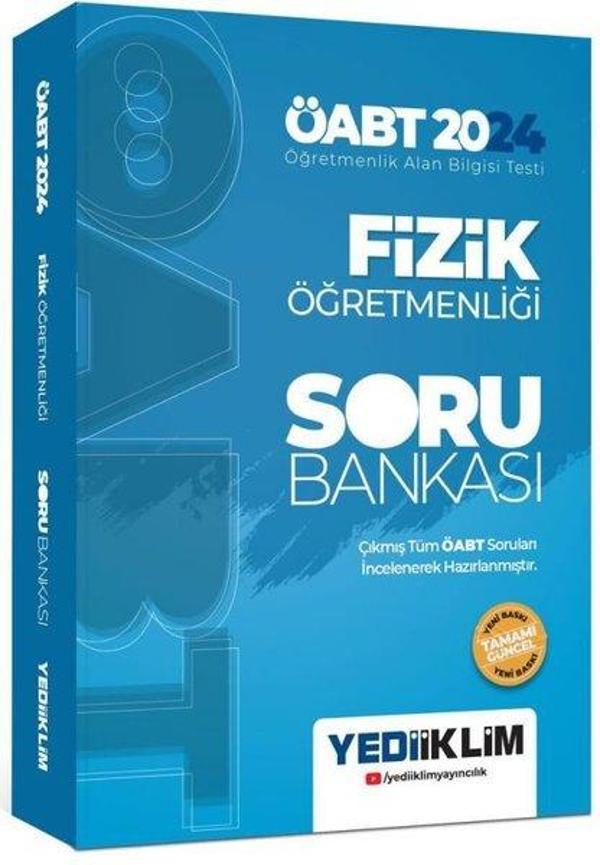 2024 ÖABT Fizik Öğretmenliği Tamamı Çözümlü Soru Bankası - Yediiklim Yayınları - Image 1