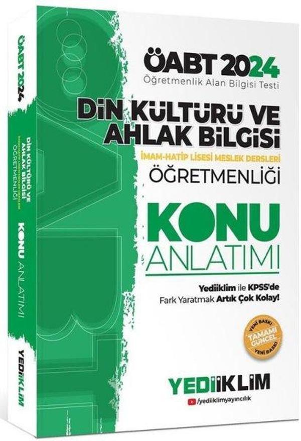 2024 ÖABT Din Kültürü ve Ahlak Bilgisi Öğretmenliği Konu Anlatımı - Yediiklim Yayınları - Image 1