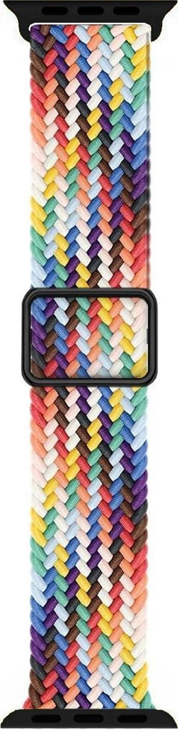 Microsonic Apple Watch Series 5 40mm Kordon Braided Loop Band Pride Edition - Image 1