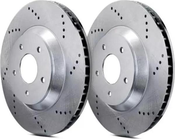 EBC D Series Premium OE Replacement (Drilled) (PAIR) (FRONT) - Image 1
