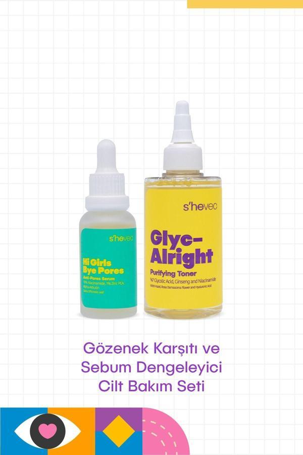 She Vec Gözenek Sıkılaştırmaya, Siyah Nokta Gidermeye Yardımcı Ve Arındırıcı Cilt Bakım Seti - Image 1
