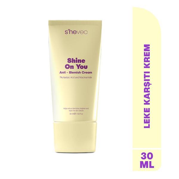 SHINE ON YOU - Azelaik Asit Hassas Ciltler İçin Akne ve Leke Karşıtı Bariyer Koruyucu Krem 30ml - Image 1