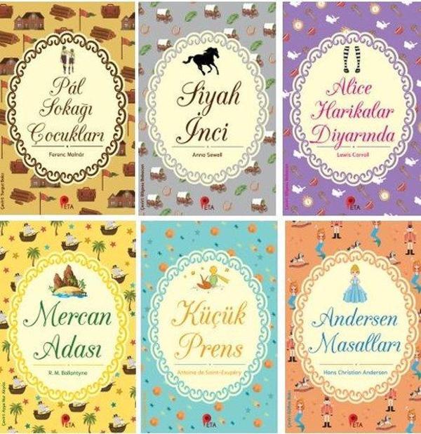 Çocuk Klasikleri Seti - 6 Kitap Takım - Peta - Image 1