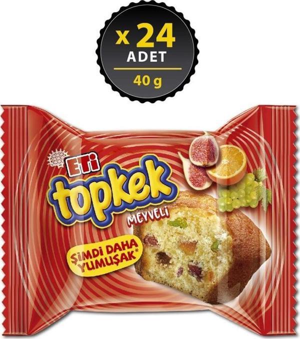 Eti Topkek Meyveli 40 gr x 24 Adet - Image 1