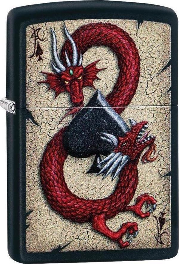 Zippo Çakmak 29840 Dragon Ace Design - Image 1