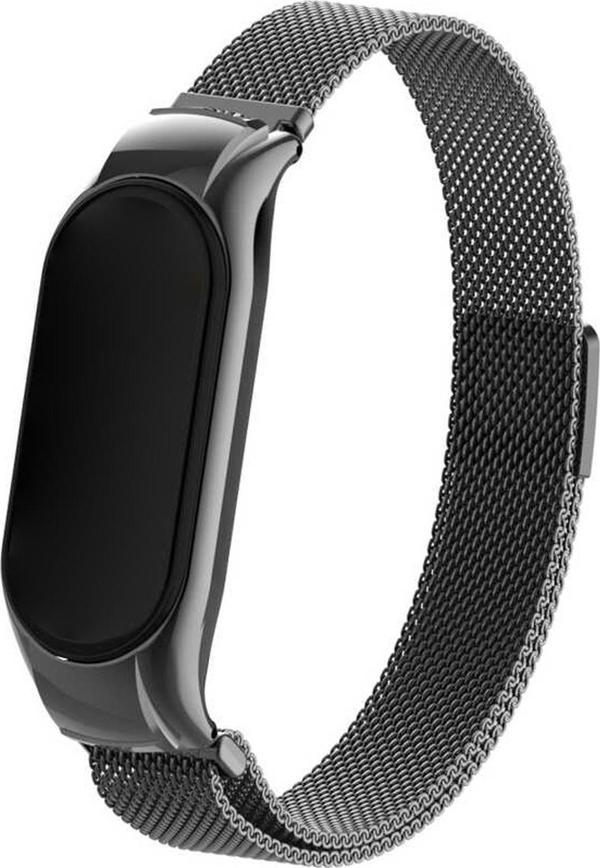 Microsonic Xiaomi Mi Band 7 Milanese Loop Kordon Siyah - Image 1