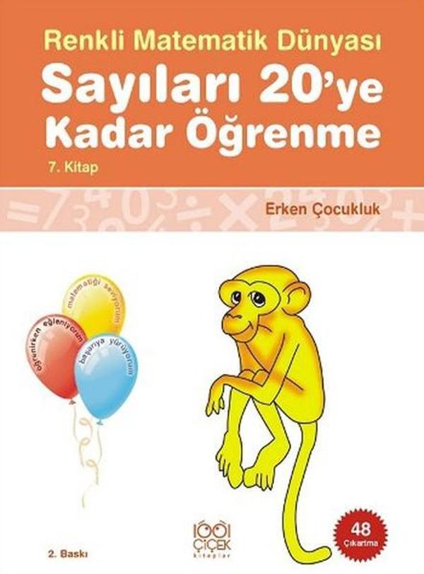 Renkli Matematik Dünyası 7 - Sayıları 20'ye Kadar Öğrenme - 1001 Çiçek - Image 1