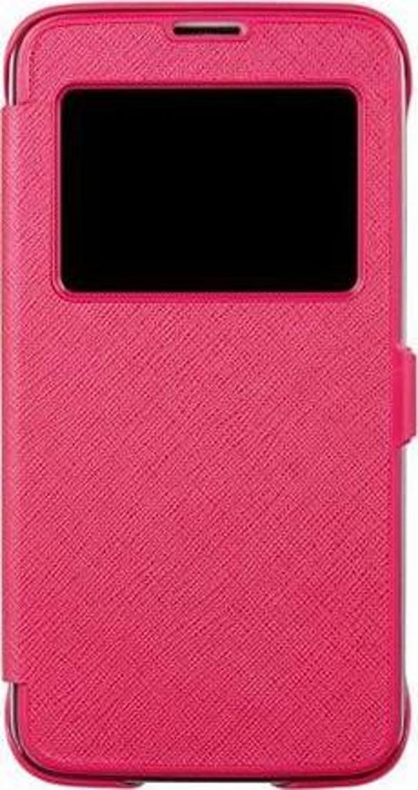 Anymode G900 Galaxy S5 ile Uyumlu View Flip Cover Kılıf Koyu Pembe - Image 1