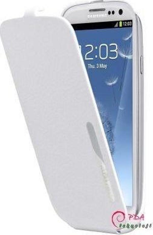 Anymode i9300 Galaxy S3 ile Uyumlu Cradle Shrunken Kılıf Beyaz Renk - Image 1