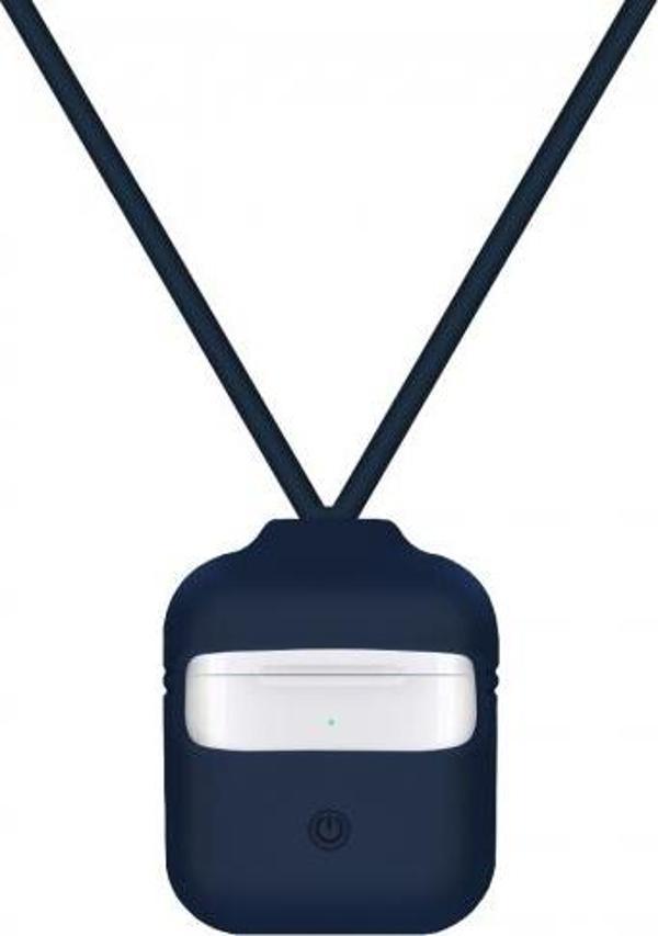 Blogy AirPods ile Uyumlu Silikon Kılıf Blue Horizon - Image 1
