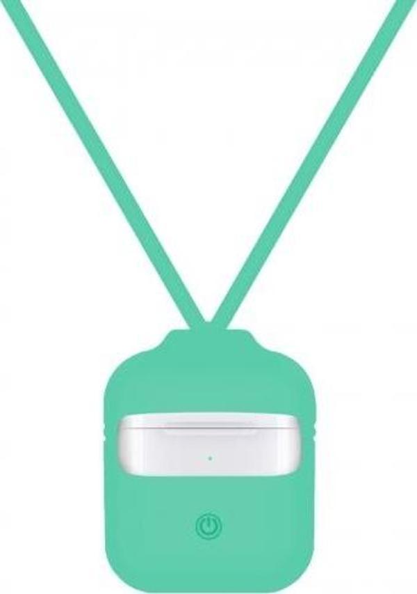 Blogy AirPods ile Uyumlu Silikon Kılıf Cornflower - Image 1