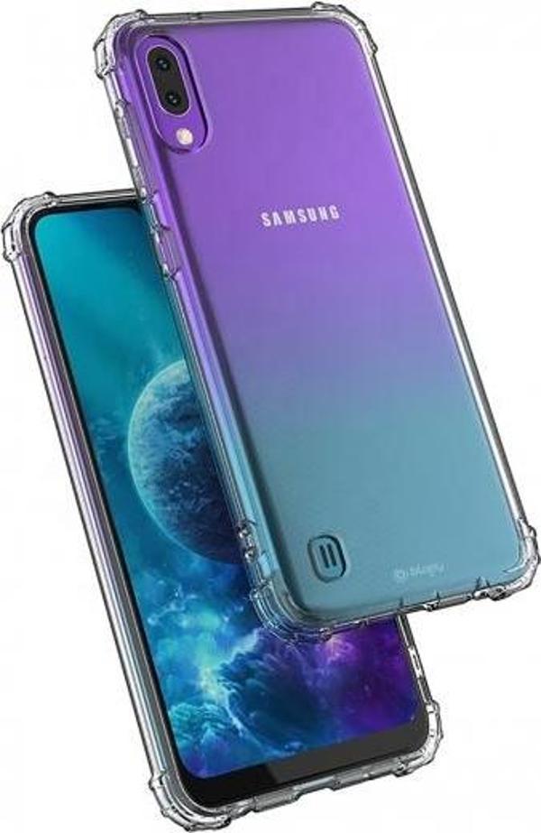 Blogy Galaxy A10 / M10 ile Uyumlu Crystal Fit Kılıf Crystal Clear - Image 1