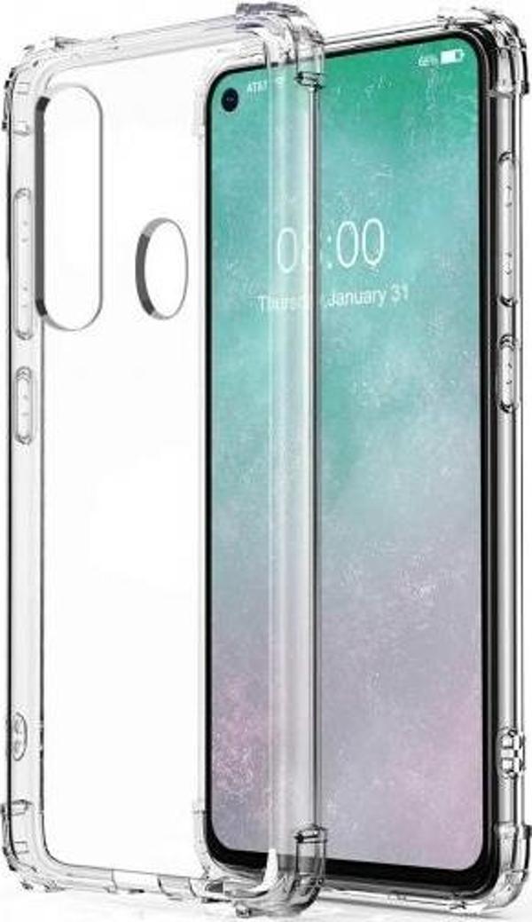 Blogy Galaxy A60 ile Uyumlu Crystal Fit Kılıf Crystal Clear - Image 1