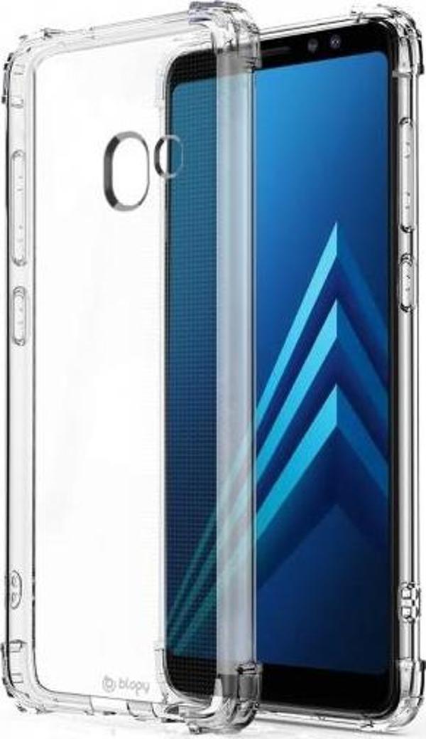 Blogy Galaxy A8 ile Uyumlu Crystal Fit Kılıf Crystal Clear - Image 1