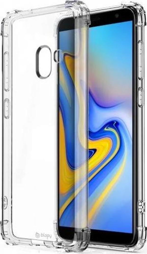Blogy Galaxy J6 ile Uyumlu Crystal Fit Kılıf Crystal Clear - Image 1