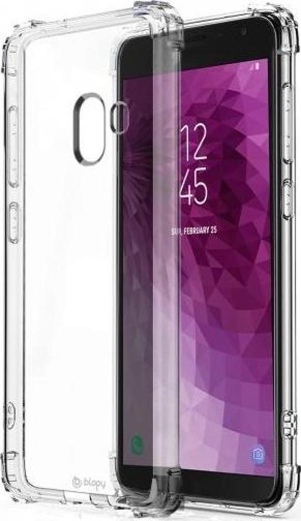 Blogy Galaxy J6 Plus ile Uyumlu Crystal Fit Kılıf Crystal Clear - Image 1