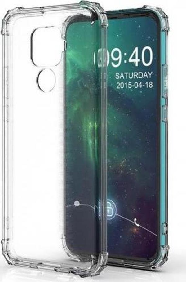 Blogy Mate 30 Lite ile Uyumlu Crystal Fit Kılıf Crystal Clear - Image 1