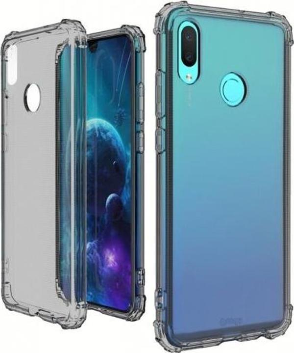 Blogy P Smart 2019 ile Uyumlu Crystal Fit Kılıf Smoke Black - Image 1