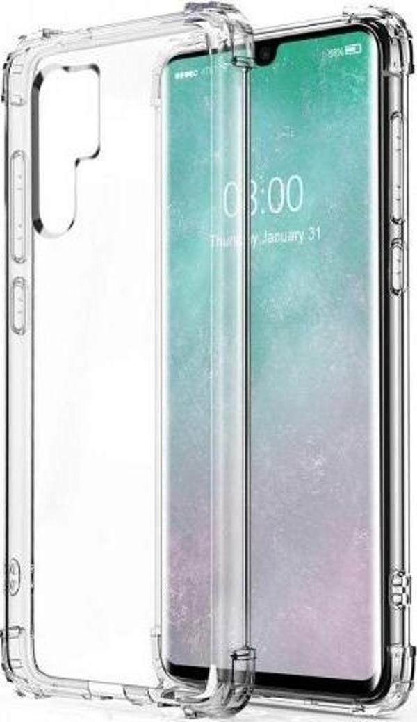 Blogy P30 Pro ile Uyumlu Crystal Fit Kılıf Crystal Clear - Image 1