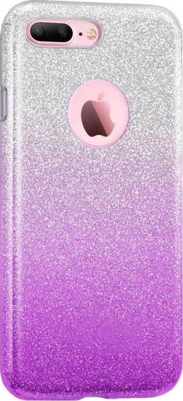 Blogy iPhone 8/7 ile Uyumlu Silikon Simli Kılıf - Image 1