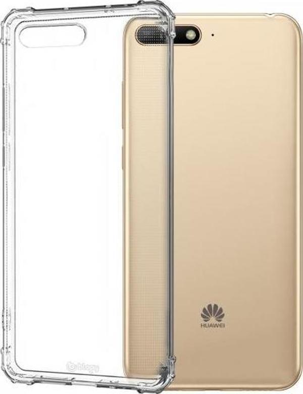 Blogy Y6 2018 ile Uyumlu Crystal Fit Kılıf Crystal Clear - Image 1